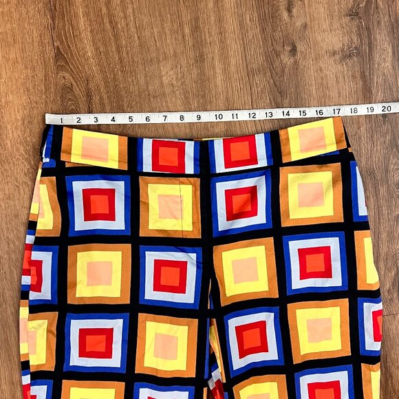 Kate Spade Blocks Of Color Doris Pants Mod Retro Sz 10 - Picture 8 of 13